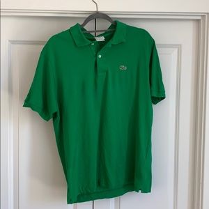 Men’s Green Lacoste Large Polo (5)
